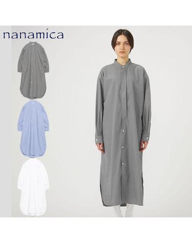 나나미카 26FW Band Collar Wind Shirt Dress 셔츠 원피스 3컬러 S26SF085