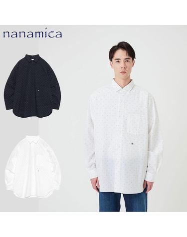 나나미카 26FW Regular Collar Dot Wind Shirt 셔츠 2컬러 S26FG063
