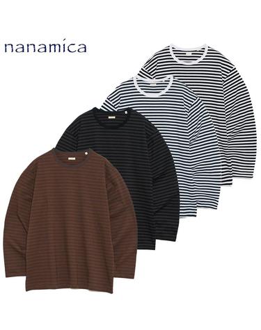나나미카 COOLMAX Stripe Jersey L/S Tee 롱슬리브 티셔츠 4컬러 S25SH119