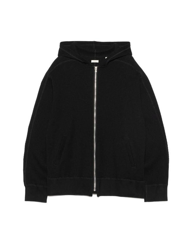 나나미카 나나미카 Zip-Up Thermal Hoodie 써멀 후드 집업 3컬러 S25FH071 착용컷