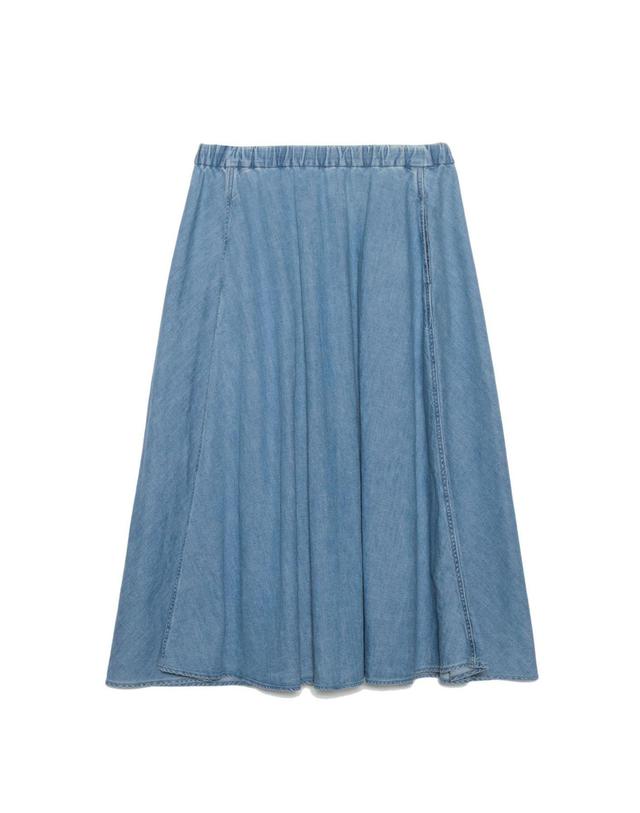 나나미카 나나미카 Light Denim Circular Skirt 데님 스커트 2컬러 S25SE088 착용컷