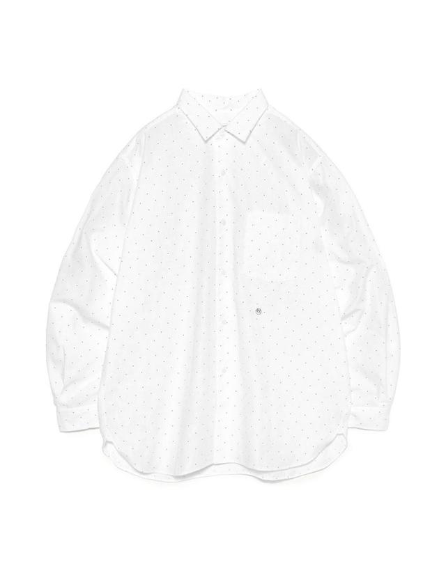 나나미카 나나미카 26FW Regular Collar Dot Wind Shirt 셔츠 2컬러 S26FG063 착용컷