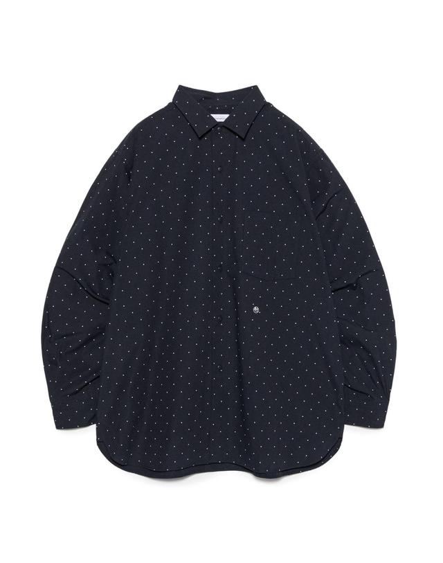 나나미카 나나미카 26FW Regular Collar Dot Wind Shirt 셔츠 2컬러 S26FG063 착용컷