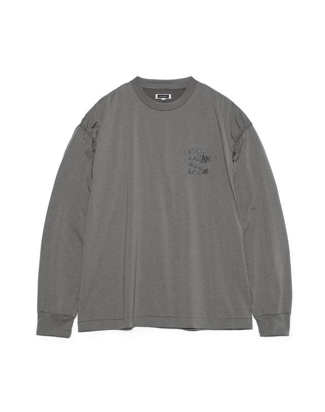 나나미카 나나미카 OOAL Polyester Jersey Long Sleeve Tee 롱 슬리브 3컬러 S26FH008 착용컷