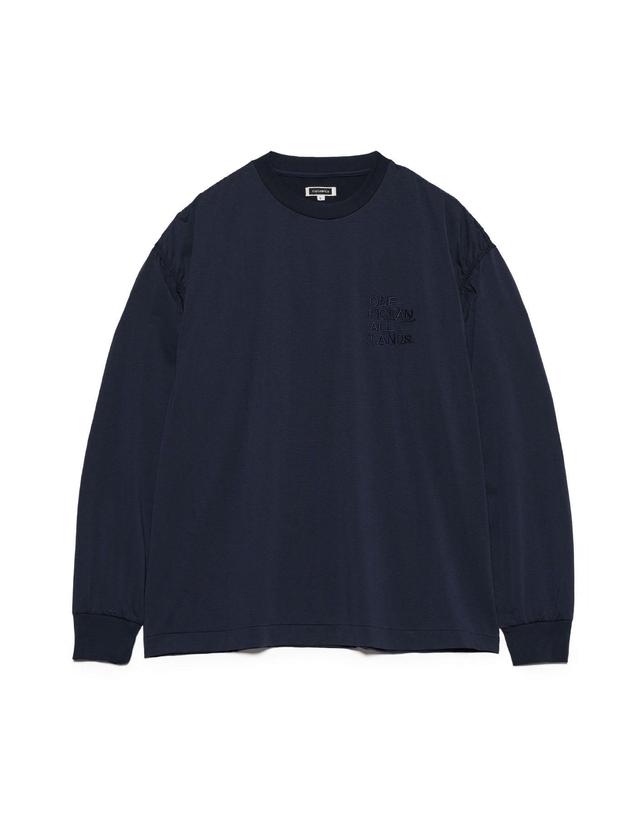 나나미카 나나미카 OOAL Polyester Jersey Long Sleeve Tee 롱 슬리브 3컬러 S26FH008 착용컷