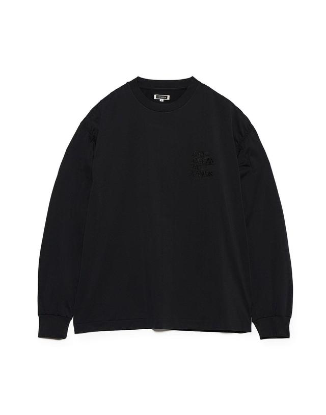나나미카 나나미카 OOAL Polyester Jersey Long Sleeve Tee 롱 슬리브 3컬러 S26FH008 착용컷