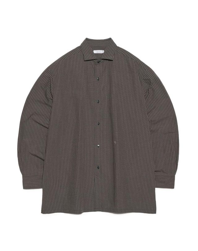 나나미카 나나미카 Micro Plaid Wind Shirt 체크 윈드 셔츠 2컬러 S26FG064 착용컷