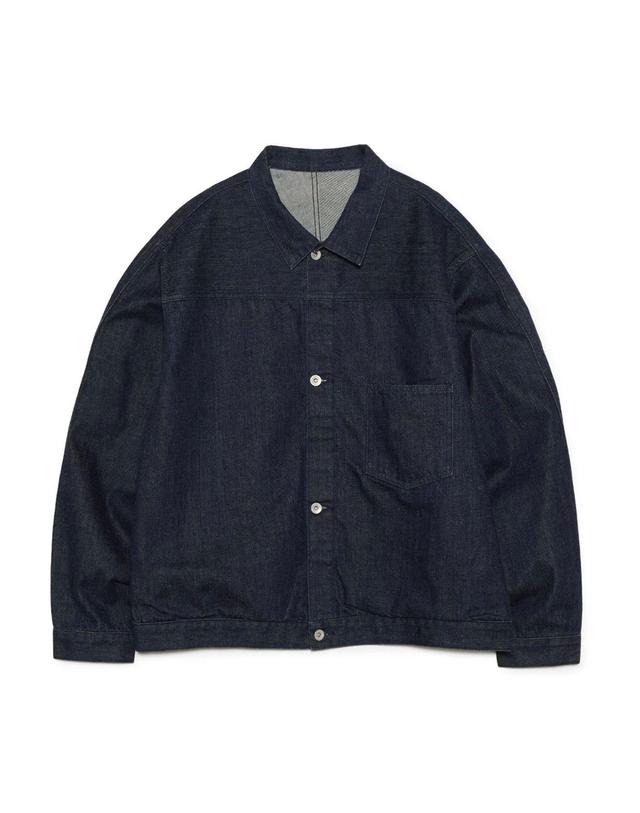 나나미카 나나미카 26FW Short Denim Jacket 데님 자켓 청자켓 2컬러 S25SA081 착용컷