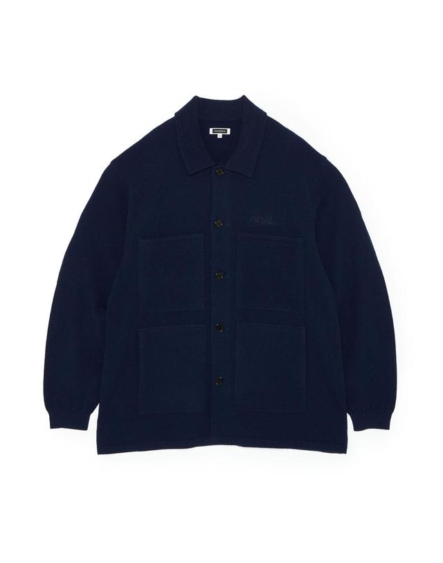 나나미카 나나미카 OOAL Wool Knit Cruiser Jacket 울 니트 자켓 3컬러 S26FA027 착용컷