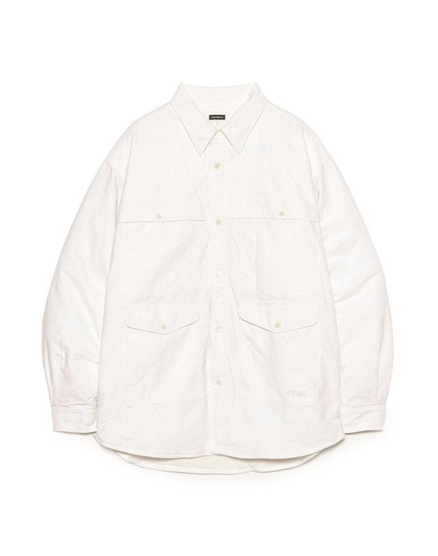 나나미카 나나미카 OOAL Cotton Oxford Cruiser Shirt Jacket 셔츠 자켓 2컬러 S26FA032 착용컷