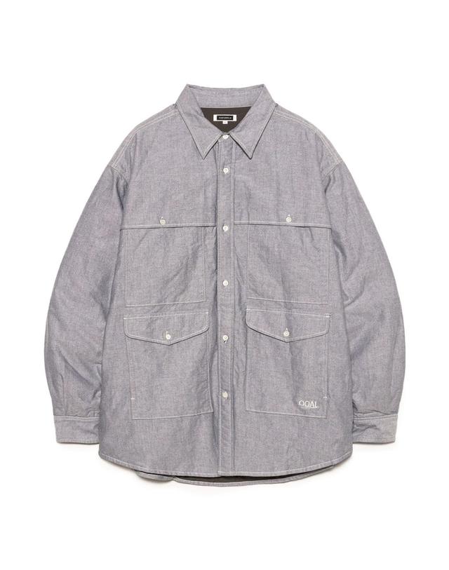 나나미카 나나미카 OOAL Cotton Oxford Cruiser Shirt Jacket 셔츠 자켓 2컬러 S26FA032 착용컷