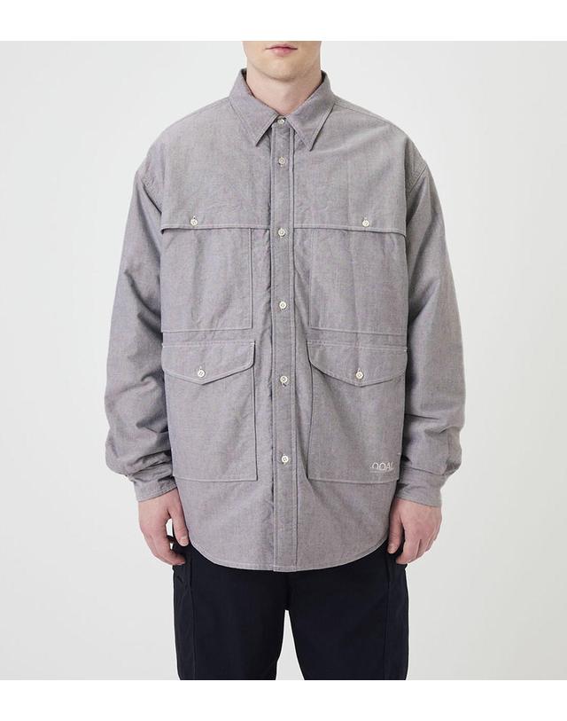 나나미카 나나미카 OOAL Cotton Oxford Cruiser Shirt Jacket 셔츠 자켓 2컬러 S26FA032 착용컷