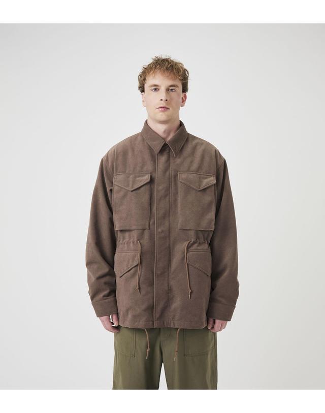 나나미카 나나미카 Synthetic Leather Field Jacket 필드 자켓 2컬러 S26FA049 착용컷
