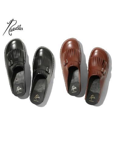 니들스 NEEDLES 스웨디쉬 클로그 Swedish Clog Kilt & Strap Smooth 2컬러 SX525