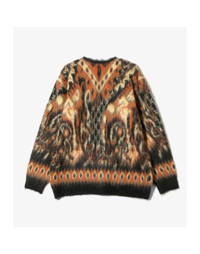 니들스 니들스 NEEDLES 모헤어 가디건 페이즐리 Mohair Cardigan 블랙 RW356 착용컷