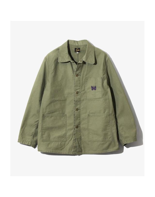 니들스 니들스 NEEDLES 커버올 자켓 Coverall Reversed Sateen 2컬러 SX168 착용컷