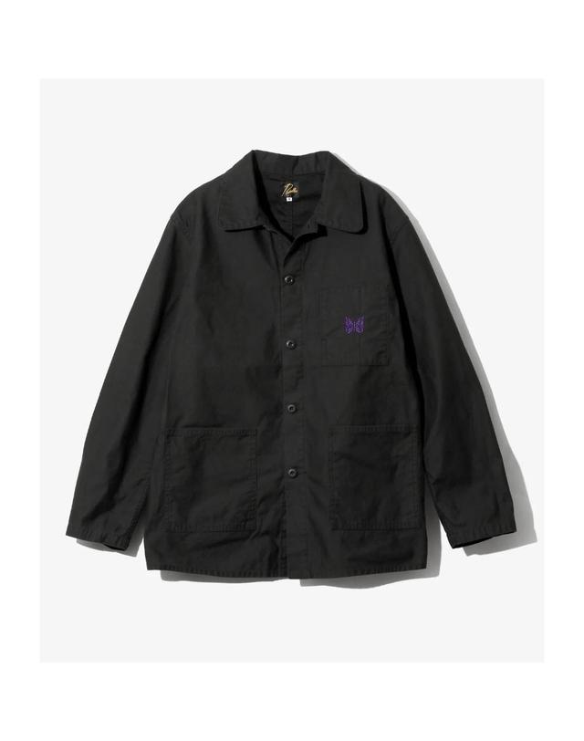 니들스 니들스 NEEDLES 커버올 자켓 Coverall Reversed Sateen 2컬러 SX168 착용컷