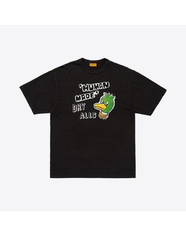 휴먼메이드 그래픽 반팔 티셔츠 (블랙) HM30TE020