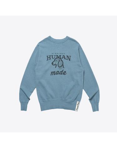 휴먼메이드 츠리아미 스웨트셔츠 맨투맨 (블루) HM26CS020
