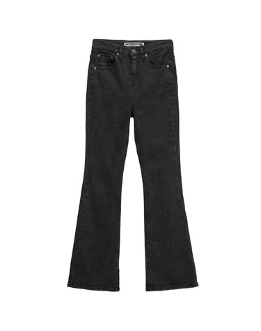 빈티지 블랙 슬림 스트레이트 데님 팬츠_Vintage Black Slim Straight Denim