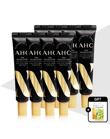AHC 시즌 10 텐 레볼루션 리얼 아이크림 포 페이스 30ml x 8개입 + 마스크팩(2매)