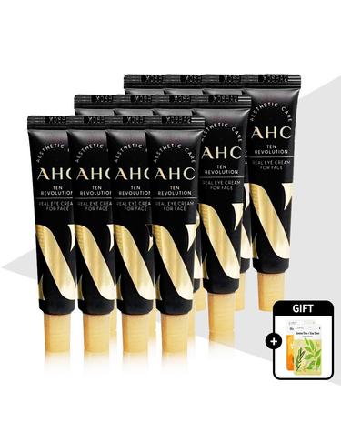 AHC 시즌 10 텐 레볼루션 리얼 아이크림 포 페이스 30ml x 12개입 + 마스크팩(2매)