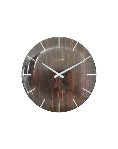 [Nextime]넥스타임 엣지 우드 돔_브라운_35cm /  NEX-3249BR