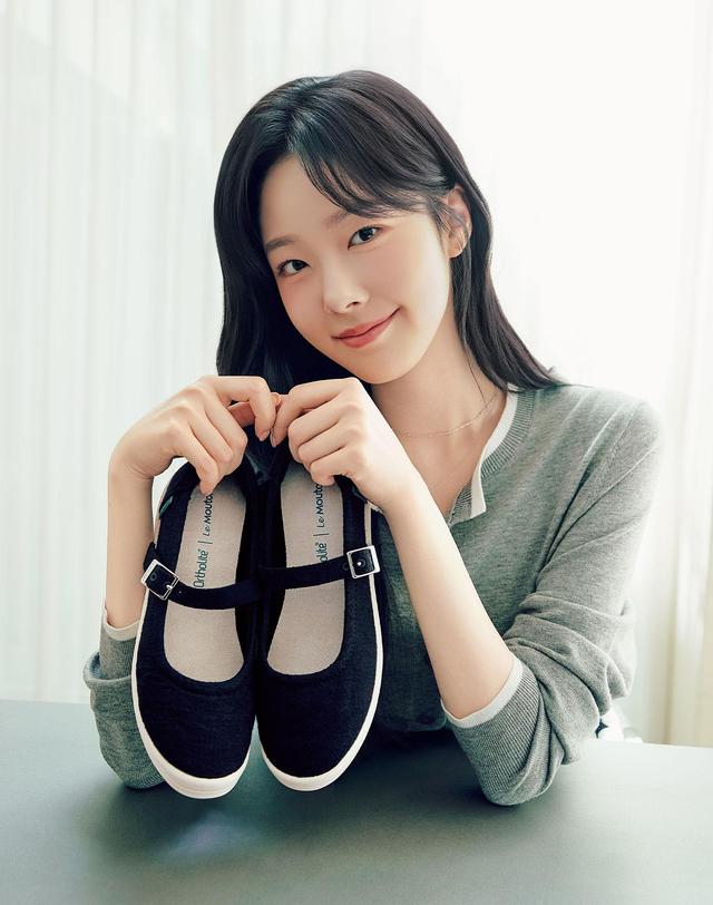 르무통 르무통 스위트 발편한 울 플랫 메리제인 슈즈 [4color] 착용컷