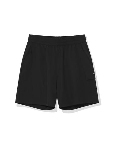 나일론 스판 숏팬츠 (블랙)_VA252SP101BK