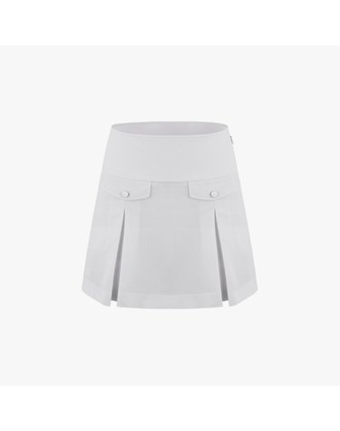 [브랜드데이 특가] A라인 포켓 맞주름 스커트 (그레이)