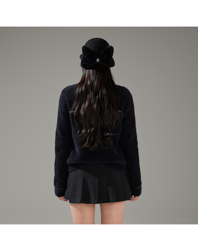 페어라이어 플리츠 팬츠 스커트 (블랙) 착용컷