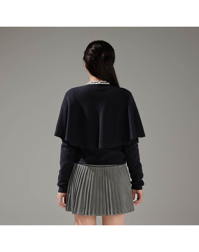 페어라이어 케이프 가디건 (블랙) 착용컷
