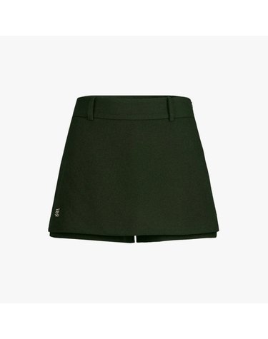 레이어드 랩 스커트 (카키)