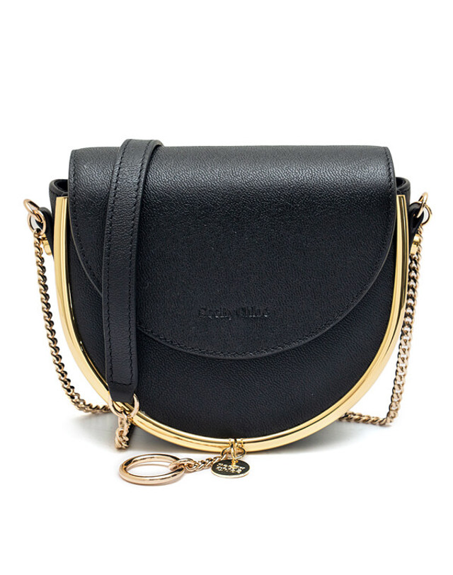 씨 바이 끌로에 [명품] 씨바이끌로에 마라 이브닝 체인 숄더백 CHS20USA57388 001 진한 그레이 착용컷