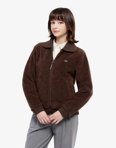 [라코스테 공식] 여성 쉐르파점퍼 SF210E-55N SKB