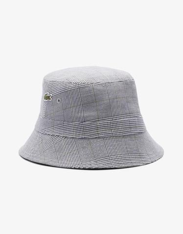 [라코스테 공식] 남성 체크 코튼 트윌 버킷햇 RK6045-55N 6PK