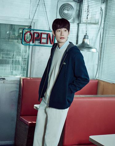 [라코스테 공식] 남성 이중직 후드집업 AH390E-55N 166