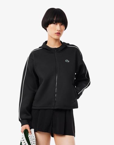 [라코스테 공식] 여성 트레이닝 파이핑 후드 스웻셔츠 SF8641-55N 9M0