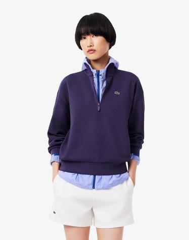 [라코스테 공식] 여성 더블페이스 피케 하프집업 스웻셔츠 SF5271-55N ZSV
