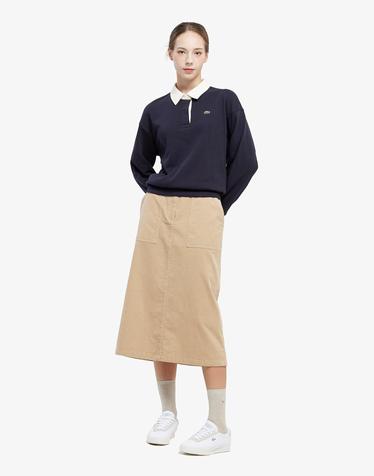 [라코스테 공식] 여성 코듀로이 스커트 JF426E-55N 02S