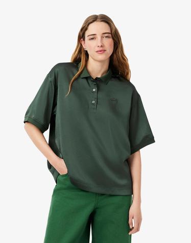 [라코스테 공식] 여성 오버사이즈핏 실키 플루이드 셔츠 CF9747-55G HCF