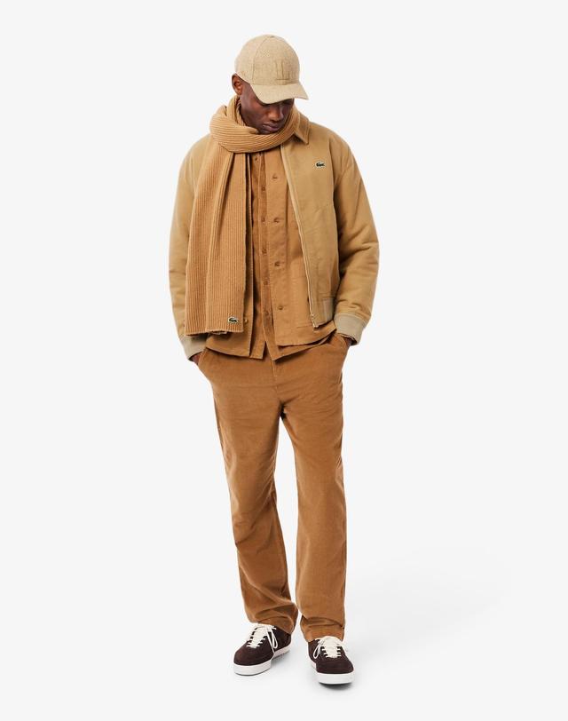 라코스테 [라코스테 공식] 남성 몰스킨 자켓 BH5147-55N 02S 착용컷