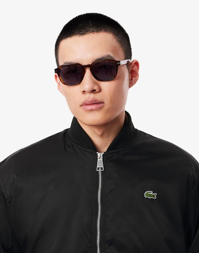 라코스테 [라코스테 공식] 남성 MA-1 패딩 블루종 BH7165-55N 031 착용컷