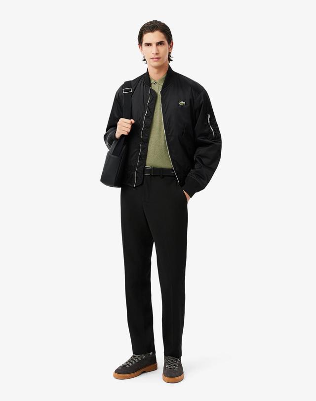 라코스테 [라코스테 공식] 남성 울 팬츠 HH8503-55N 031 착용컷