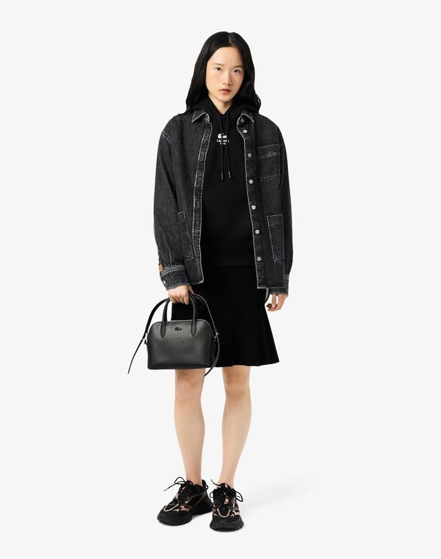 라코스테 [라코스테 공식] 남성 소프트 브랜딩 후드 스웻셔츠 SH2740-55N 031 착용컷
