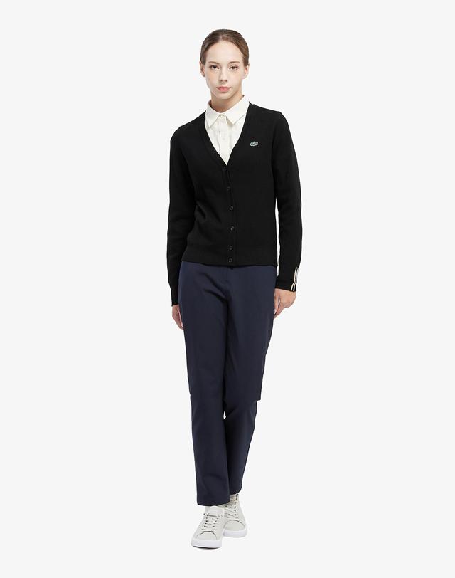 라코스테 [라코스테 공식] 여성 베이직 가을 팬츠 HF936E-55N HDE 착용컷