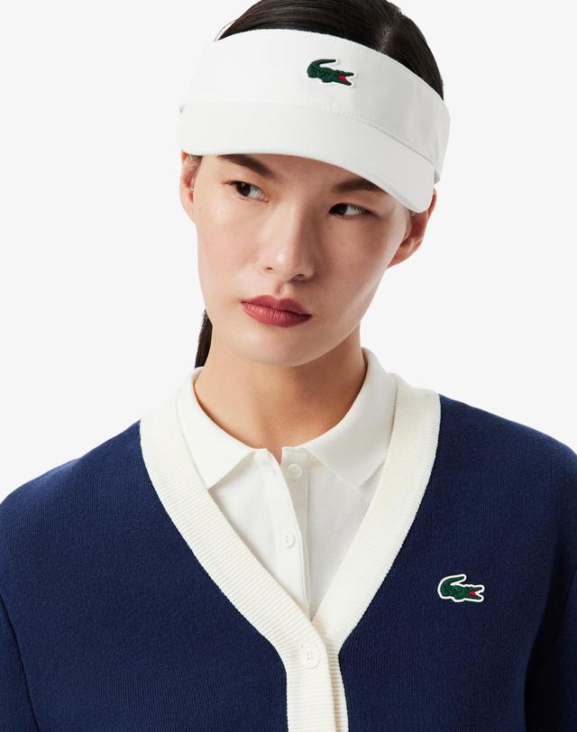 라코스테 [라코스테 공식] 여성 골프 방풍 가디건 AF4568-55N HHW 착용컷