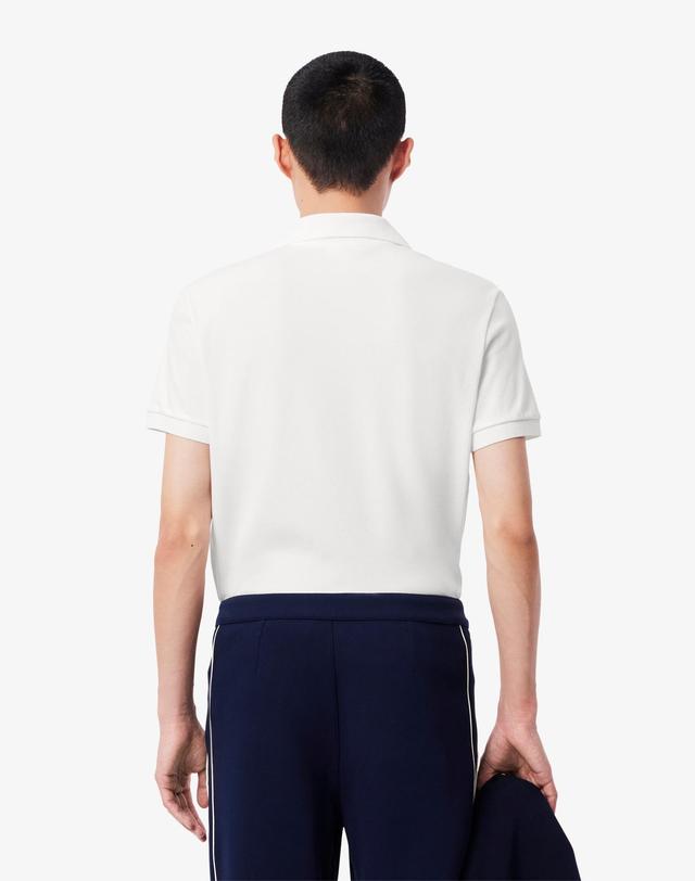 라코스테 [라코스테 공식] 남성 캠프 카라 반팔 폴로 PH0084-55G 001 착용컷