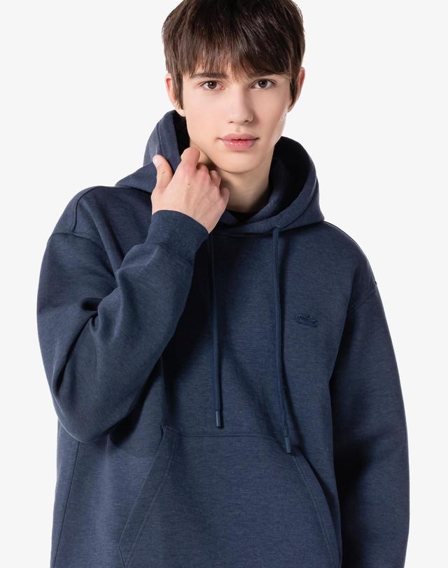 라코스테 [라코스테 공식] 남성 쿠션지 후드 스웻셔츠 SH298E-54N 166 착용컷