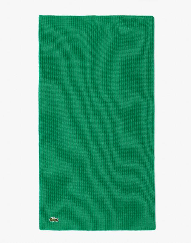 라코스테 [라코스테 공식] 여성 캐시 혼방 립 조직 워머 RE0802-54N LDM 착용컷
